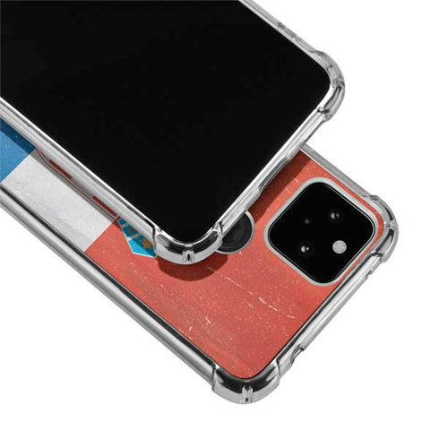 Croatia Flag Distressed Google Pixel 4a 5G Clear Case